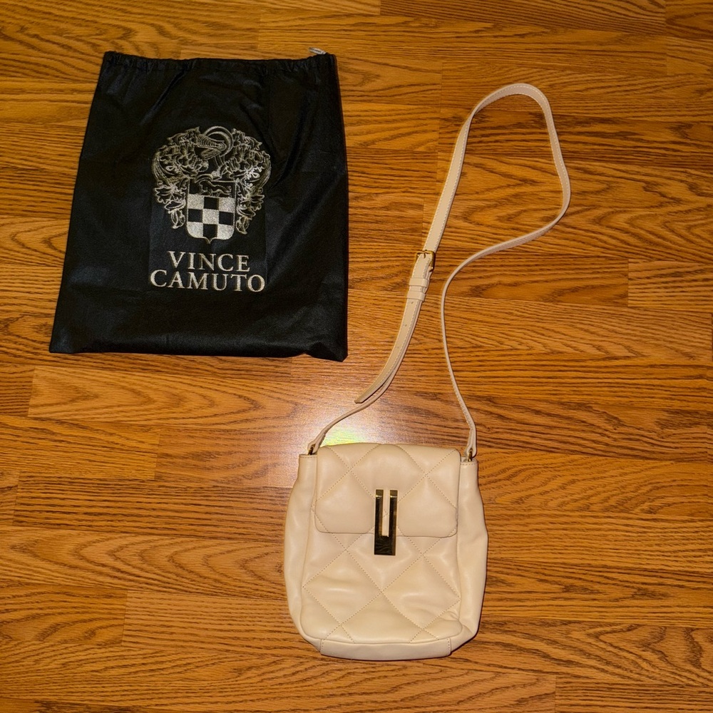 Vince Camuto Cream Crossbody Bag